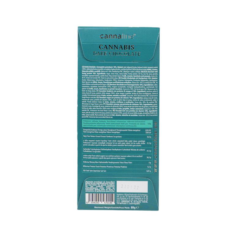 Premium Cannabis Zartbitterschokolade 80g xccscss.