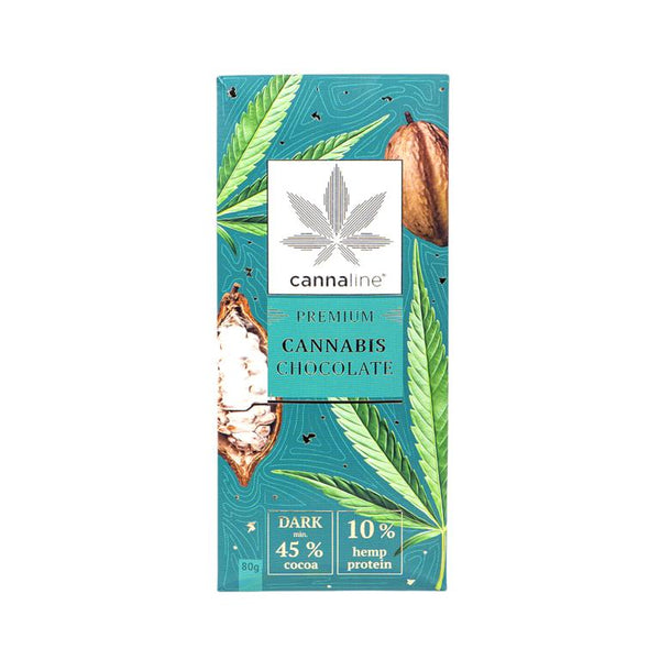 Premium Cannabis Zartbitterschokolade 80g xccscss.