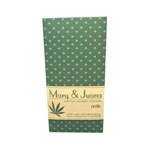 Mary Juana Cannabis 80g Milchschokolade xccscss.